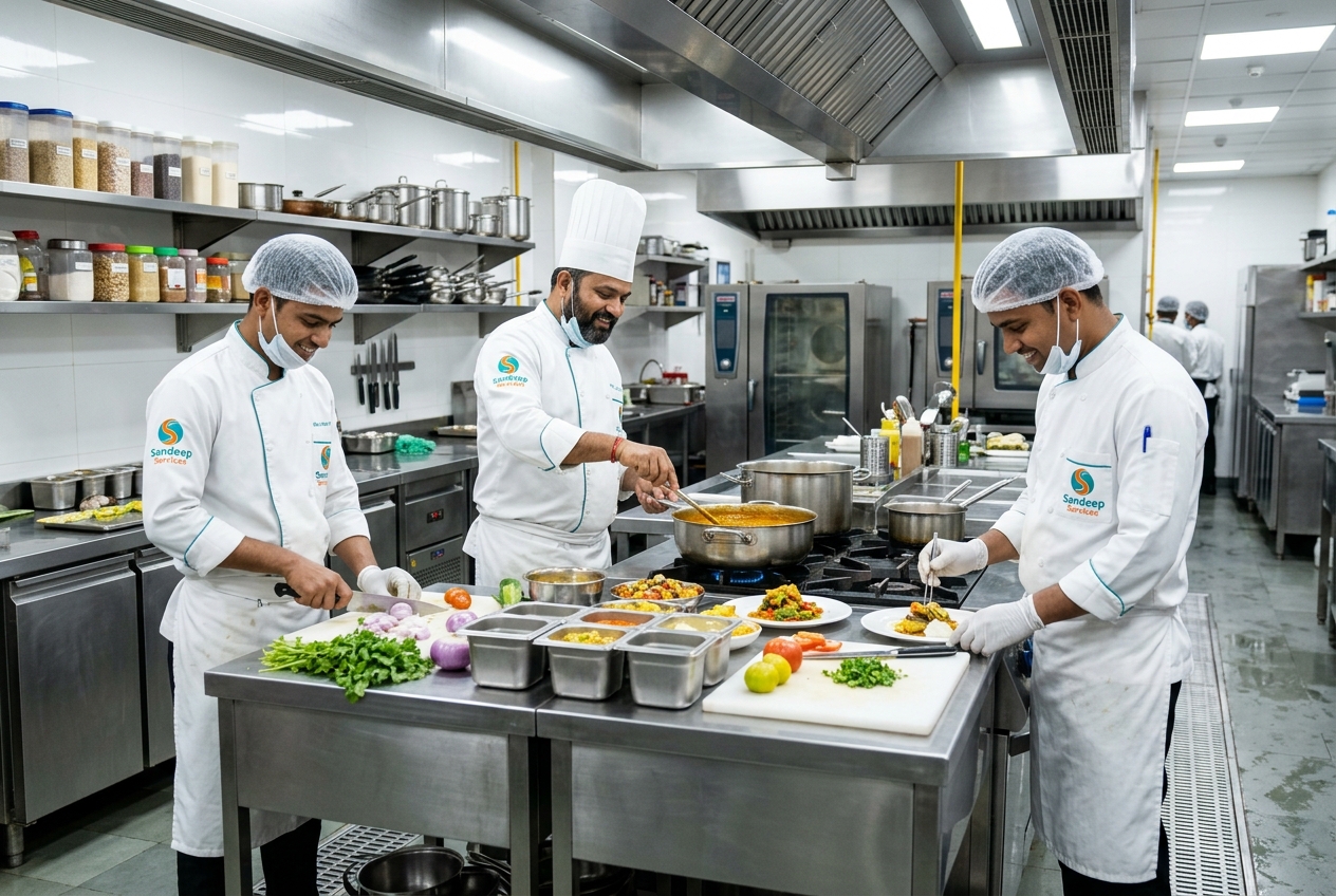 Sandeep Services Commercial Kitchen & Cafeteria Chefs